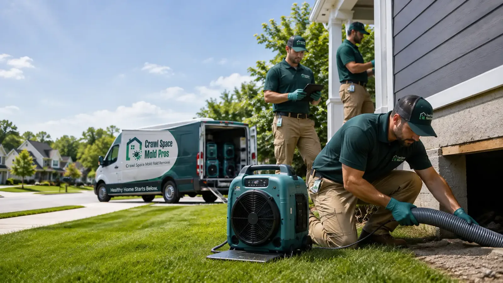 Crawl Space Mold Removal in Askov, MN